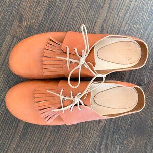 Bryr Zoe Platform Clogs, Size 41/10, Whiskey color, barely worn!